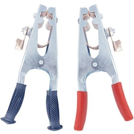 Welding Ground Clamps, 2 Pcs 300A and 500A Welding Ground Clamps Ground Rod Clamps Comfortable Safe and Stable Grip Suitable for Electric Welding (1/5)