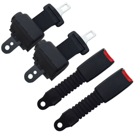 2 Set Universal 3 Point Adjustable Vehicle Safety Belt Auto Car Van (1/5)