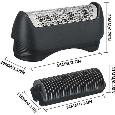 Compatible for Braun Electric Shaver Accessories Mesh Cutter Head 11b Series 1 110 120 130 140 150 815 835 5682 5683 5684 Razor Starlight ZHUOXAUN (1/2)