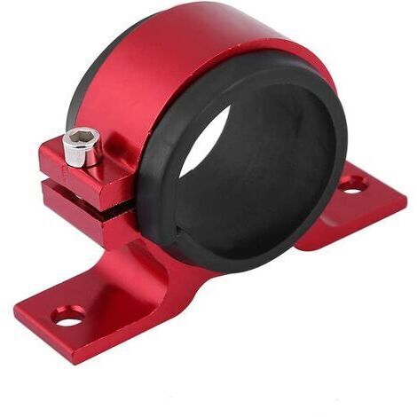 50mm Aluminum Alloy Fuel Pump Mounting Bracket Single Filter Mounting Base(Red) (1/5)