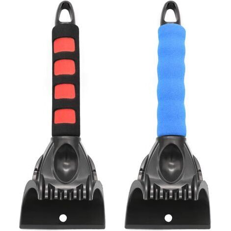 Pieces Car Ice Scraper, Car Window Scraper Combo, Ice Breaker and Snow Shovel, Car Snow Shovel, Foam Grip, Compact Windshield Scraper