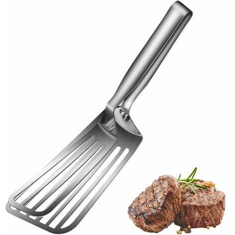 Fried Steak Shovel Fried Steak Tongs Stainless Steel Meat Tongs Multifunctional Grill Tongs Fried Fish Tongs for Kitchens, Restaurants, Pizza, Barbecue, Fried Fish, Fried Meat