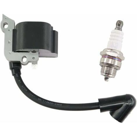 Ignition Coil with Spark Plug for Stihl FS38 FS46 FS45 FS55 FC55 FC55Z FC55-DZ HL45 HL45Z HL45-DZ HS45 HS45Z KM55 KM55RZ KM55C KM55R Chainsaw Replacement 4140 400 1308 H559 (1/5)
