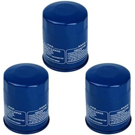 Set of 3 Oil Filters Compatible with Honda GX610 GX620 GX630 GX660 GX670 GX690 Part 15400-PLM-A02 (1/4)