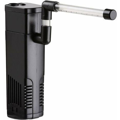 Internal Aquarium Filter with 3 ------W Water Pump with a Flow Rate of 200L/H, Internal Filter for Freshwater Aquarium up to 40L (1/5)