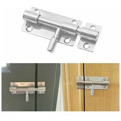 Door Bolts, 2 Pieces Stainless Steel Latch Sliding Door Lock, Surface Mounted Slide Bolt For All - View #4
