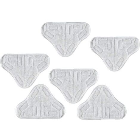 Pack of 6 Washable Microfiber Cloths for H20 X5 Steam Mop (1/5)