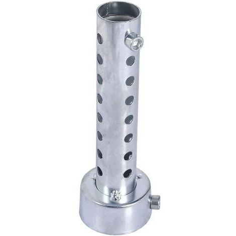 Universal Motorcycle Exhaust Muffler Bezel Insert (Silver) (45mm) (1/5)