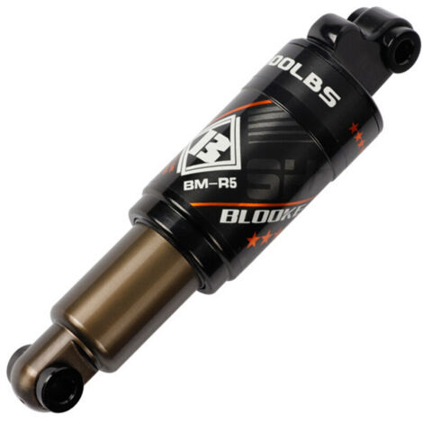 MTB Bicycle Oil Spring Shock Absorber Aluminum Alloy Rear Shock Absorber MTB Rear Shock Suspension with Screw Kit 165mm(6.5'') x 43mm(Type 5) (1/5)