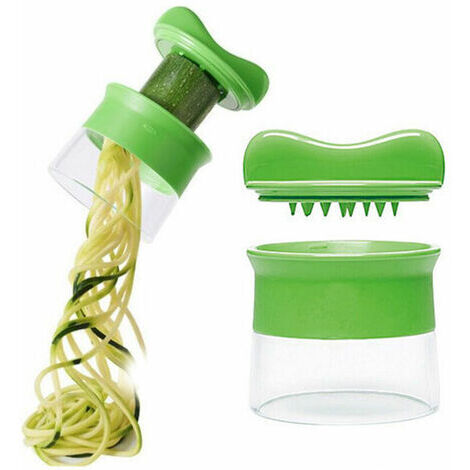 Portable Vegetable Spiralizer, Vegetable Spiralizer Slicer, Spiral Slicer Cutter, Multifunctional Grater, for Making Vegetable Pasta, Grating Cucumber and Carrot (1/5)