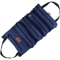 Fabric Tool Bag, Portable Car Tool Storage Bag, Electrician Tool Bag, Hardware Tool Kit, Blue
