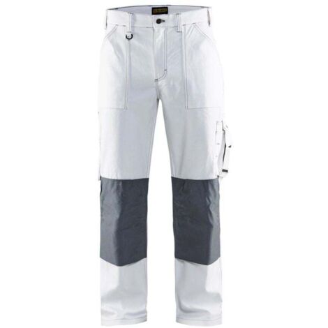 Pantalon de peintre Blaklader 100% coton Blanc 38. (1/5)