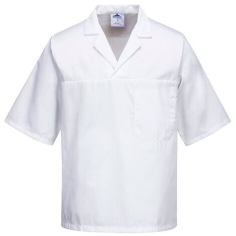 Tunique manches courtes Portwest Blanc XS