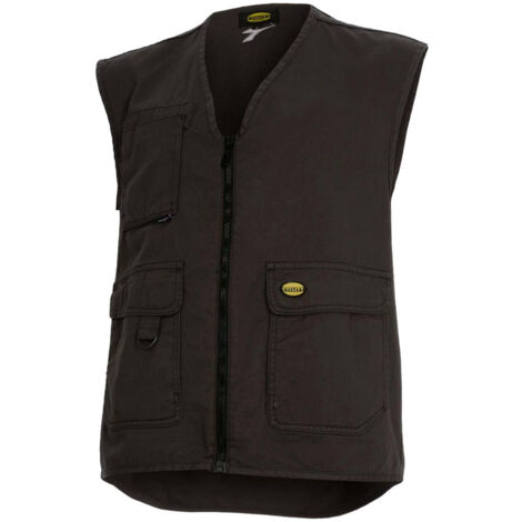 Gilet de travail sans manches Diadora TRUCK Gris Foncé XL