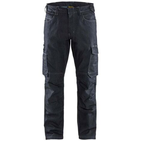 Pantalon de travail services multipoches Blaklader DENIM STRETCH 2D Marine 54 (1/4)
