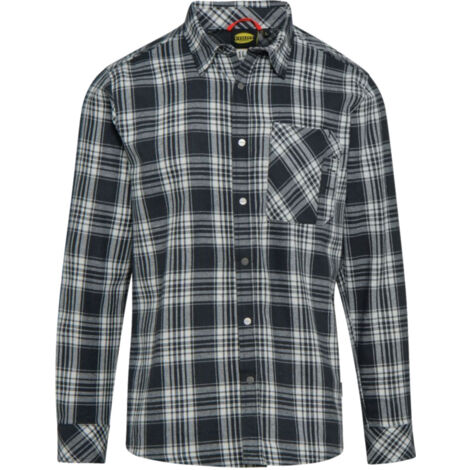 Chemise de travail Diadora CHECK Noir / Blanc S