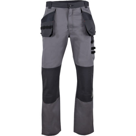 Pantalon de travail stretch poches volantes LMA PEGASE Gris Acier 50 (1/3)