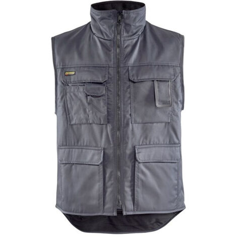 Gilet invernale senza maniche Blaklader con fodera in pile trapuntato Grigio M