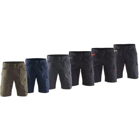 Short de travail Blaklader Ripstop Noir / Rouge 48. (1/5)