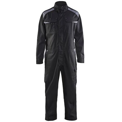 Combinaison de travail Blaklader Industrie manches longues 100% coton Noir / Gris 54 (1/2)