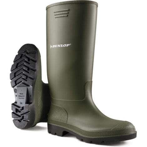 Bottes imperméables Dunlop 380VP Pricemaster vertes 43