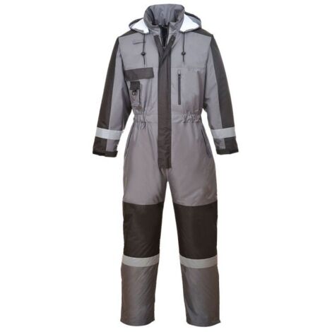 Combinaison hiver étanche matelassée Portwest Gris L. (1/2)