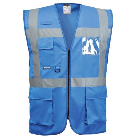 Gilet haute visibilité Portwest Iona Executive Bleu Royal 3XL. (1/2)