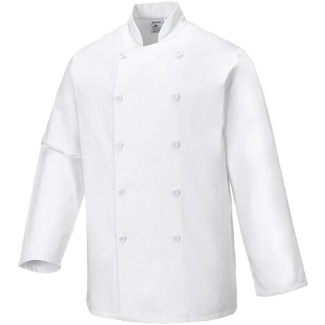 Veste de cuisine Portwest Sussex Blanc XS (1/2)