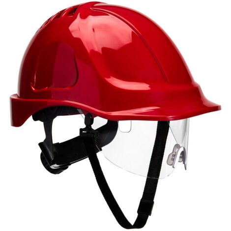 Casque de chantier ENDURANCE VISION Portwest Rouge