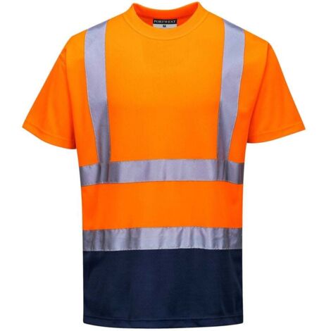 T-shirt Bicolore Couleur : Orange/marine Taille Xxxl - Portwest