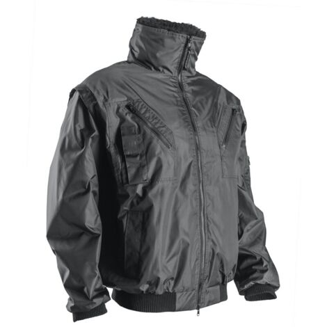 Blouson de travail 2en1 manches amovibles Covergard Zefly Noir XL.