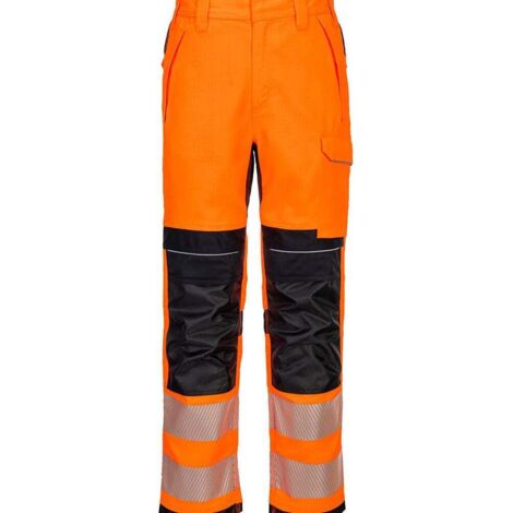Pantalon de travail PORTWEST PW3 Modaflame HVO Orange / Noir 46 (1/2)