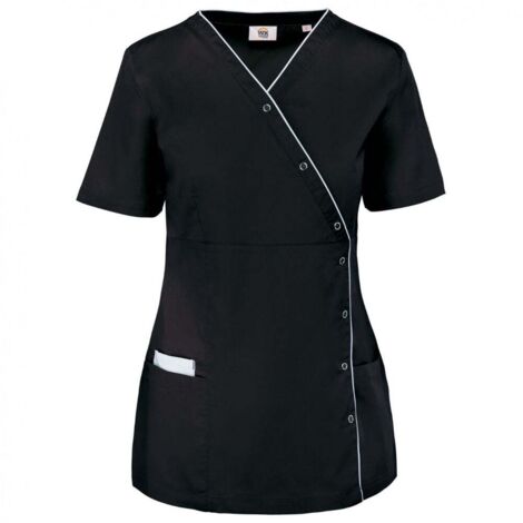Blouse de service polycoton boutons pression FEMME WK. Designed To Work Noir S