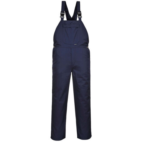 Cotte à Bretelles Burnley Couleur : Marine Taille Xxxxl - Portwest