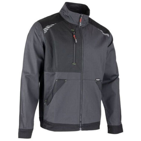 Veste zippée bicolore LMA Cyclope Gris / Noir 3XL. (1/2)