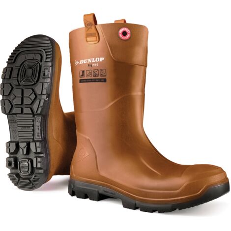 Botte de sécurité isolante RIGAIR PRO Dunlup S5 CI SRC Marron 42