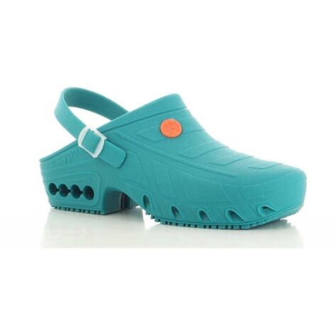 Sabot de travail autoclavable Oxypas Oxyclog ESD SRA Vert Foncé 41-42