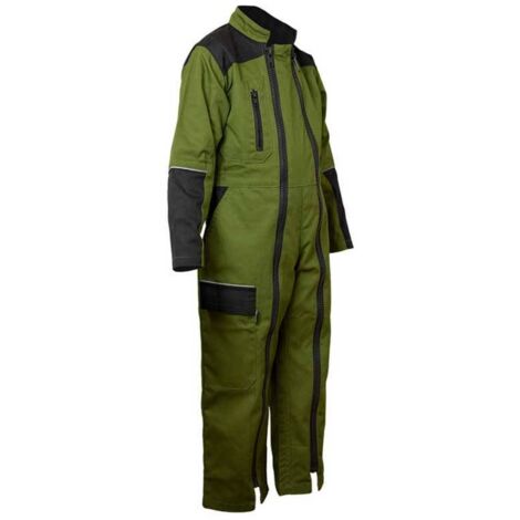 Combinaison de travail agricole enfant vert/noir Zéphyr LMA - Couleur Vert/Noir - Taille Vêtement 6 ans (1/2)