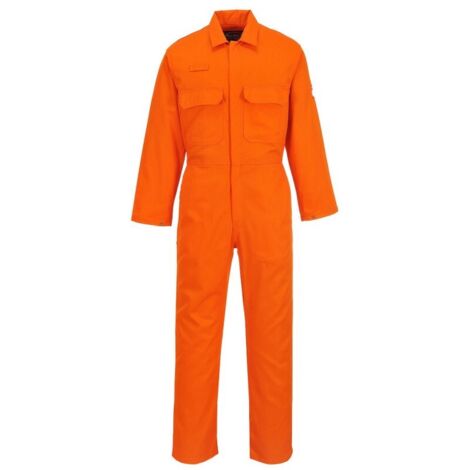 Combinaison Bizweld Retardateur de flammes Portwest Orange 3XL (1/2)