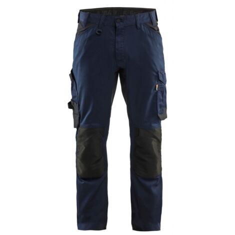 Pantalon de travail stretch BLAKLADER 1751 homme Bleu Marine 58 (1/4)