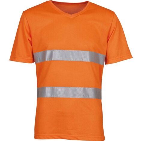 T-shirt haute visibilité Yoko TOP COOL Orange M.