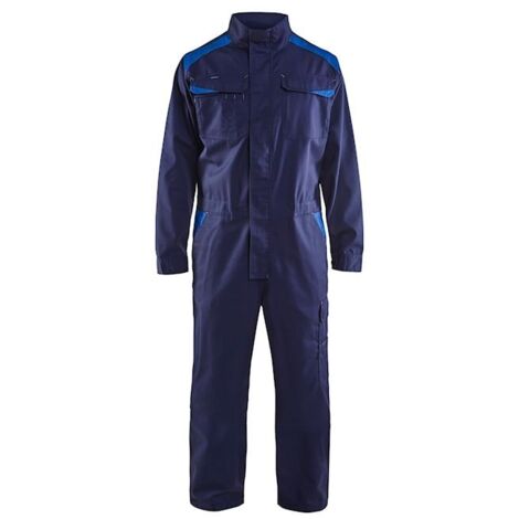 Combinaison de travail Blaklader Industrie manches longues 100% coton Marine / Bleu 52 (1/2)