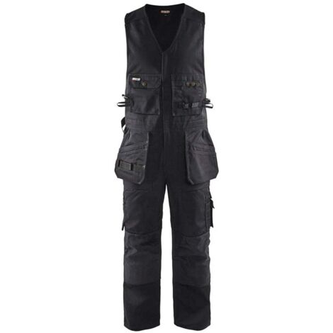 Combinaison sans manches Blaklader dos stretch Multipoche Noir 42 (1/4)
