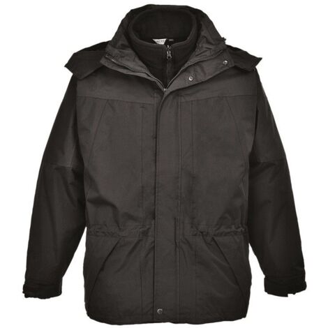 Parka étanche bicolore 3 en 1 Portwest Aviemore Noir S. (1/2)