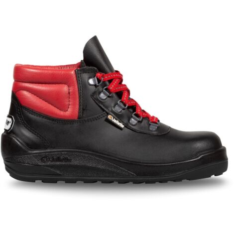 Chaussures de sécurité montantes JALLATTE JALTARMAC SAS S3 HI HRO SRC Noir / Rouge 47.