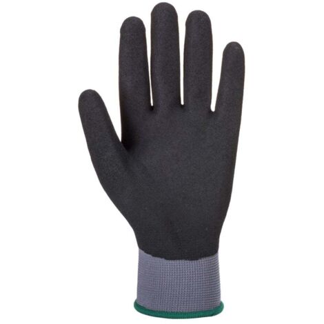 Gants de manutention Mousse Nitrile Portwest DERMIFLEX ULTRA PRO Noir / Gris 11. (1/2)