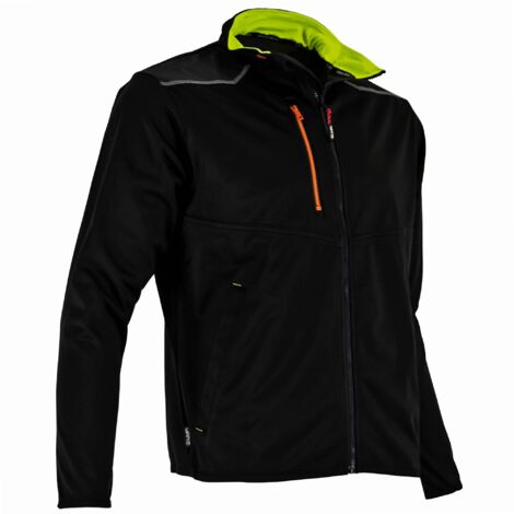 Gilet traspirante idrorepellente bicolore con membrana a 3 strati LMA INJECTION Nero S