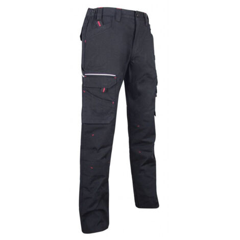 Pantalon de travail Basalte tissu canvas noir - T36 - LMA - 1425-BASALTE-36
