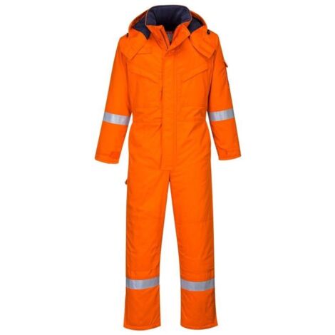 Combinaison ignifugée Antistatique Portwest Hiver Bizflame Orange M.