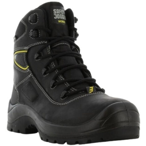 Chaussure de sécurité imperméable Safety Jogger BASALT S3 ESD SRC WR Noir 42. (1/5)